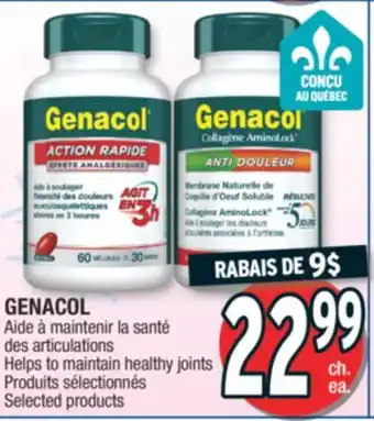 Jean Coutu Genacol helps to maintain healthy joints offer