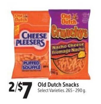 Family Foods Old Dutch Snacks 265-290g offer