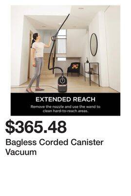 Bed Bath & Beyond Bagless corded canister vacuum offer