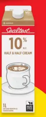 Walmart Sealtest 5% or 10% cream offer