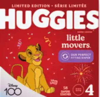 Walmart Huggies little movers superpack diapers offer