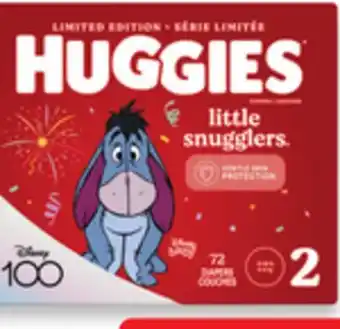 Walmart Huggies little movers or little snugglers superpack diapers offer