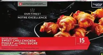 Walmart Our finest bacon wrapped sweet chili chicken offer