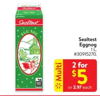 Walmart Sealtest eggnog offer