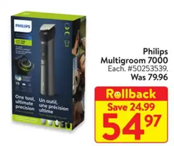 Walmart Philips multigroom 7000 offer