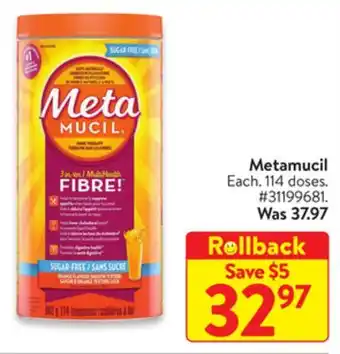 Walmart Metamucil offer