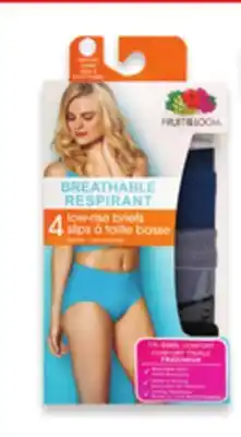 Walmart Fruit of the loom 4- or 6-pack underwear offer