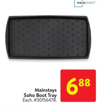 Walmart Mainstays soho boot tray offer