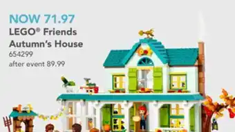 Toys R us Lego friends autumn's house offer