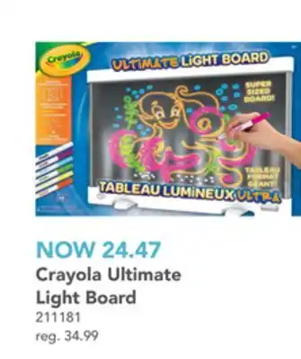Toys R us Crayola ultimate light board offer