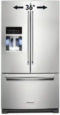 Lowe's Lg 26.8 cu. ft. refrigerator offer