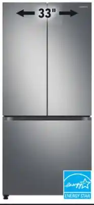 Lowe's Samsung 24.5 cu. ft. refrigerator offer