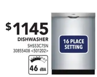 Lowe's Bosch dishwasher offer