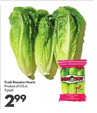 Longo's Fresh romaine hearts offer