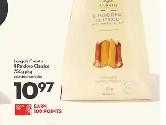 Longo's Longo's curato il pandoro classico offer