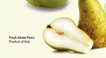 Longo's Abate pears offer