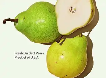 Longo's Fresh bartlett pears offer