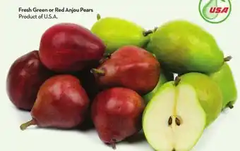 Longo's Fresh green or red anjou pears offer