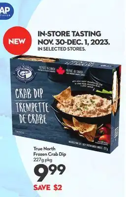 Longo's True north frozen crab dip offer