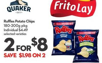 Longo's Ruffles potato chips offer