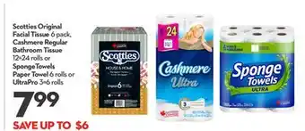 Longo's Scotties original facial tissue offer