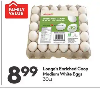 Longo's Longo's enriched coop medium white eggs offer