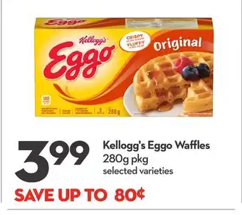 Longo's Kellogg's eggo waffles offer