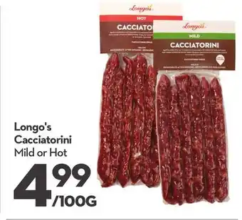 Longo's Longo's cacciatorini offer