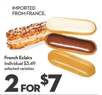 Longo's French eclairs offer