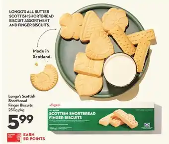 Longo's Longo's scottish shortbread finger biscuits offer