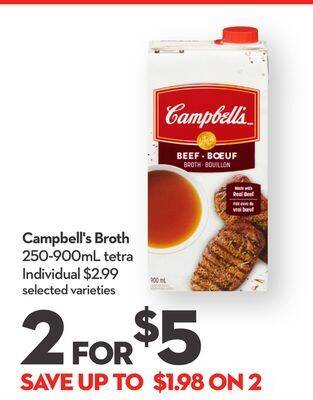 Longo's Campbell's broth offer