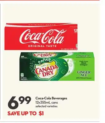 Longo's Coca-cola beverages offer