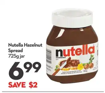 Longo's Nutella hazelnut spread offer