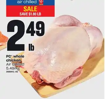 Loblaws Pc whole chicken offer