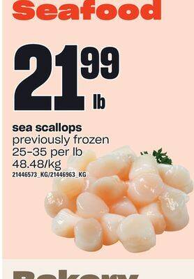 Loblaws Sea scallops offer