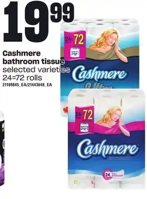 Loblaws Cashmere bathroom tissue, 24=72 rolls offer