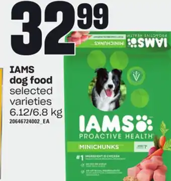 Loblaws Iams dog food, 6.12/6.8 kg offer