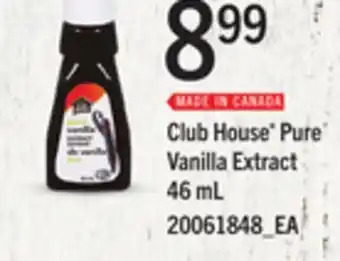 Loblaws Club house pure vanilla extract, 46 ml offer