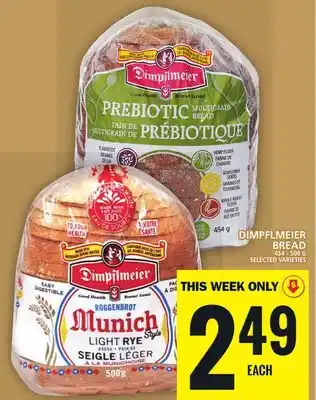 Food Basics Dimpflmeier bread offer