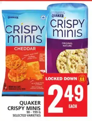 Food Basics Quaker crispy minis offer
