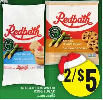 Food Basics Redpath brown or icing sugar offer