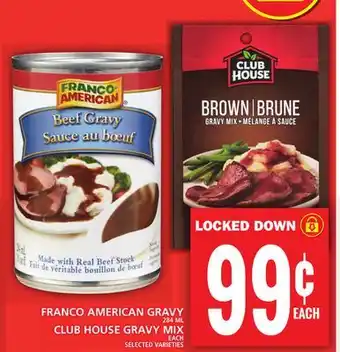 Food Basics Franco american gravy or club house gravy mix offer