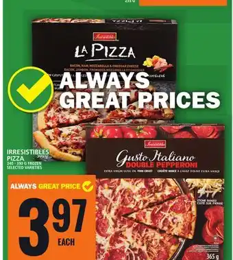Food Basics Irresistibles pizza offer