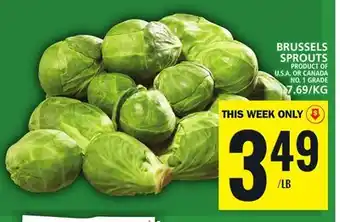 Food Basics Brussels sprouts offer
