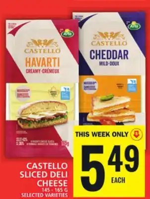 Food Basics Castello sliced deli cheese offer