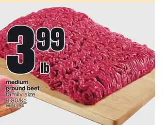 Independent Grocer Medium ground beef offer