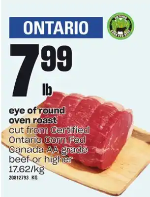 Independent Grocer Eye of round oven roast offer
