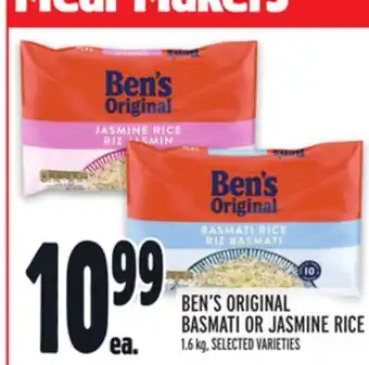 Metro Ben's original basmati or jasmine rice offer