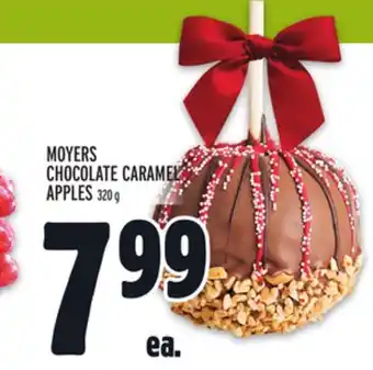 Metro Moyers chocolate caramel apples offer