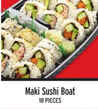 Metro Maki sushi boat offer